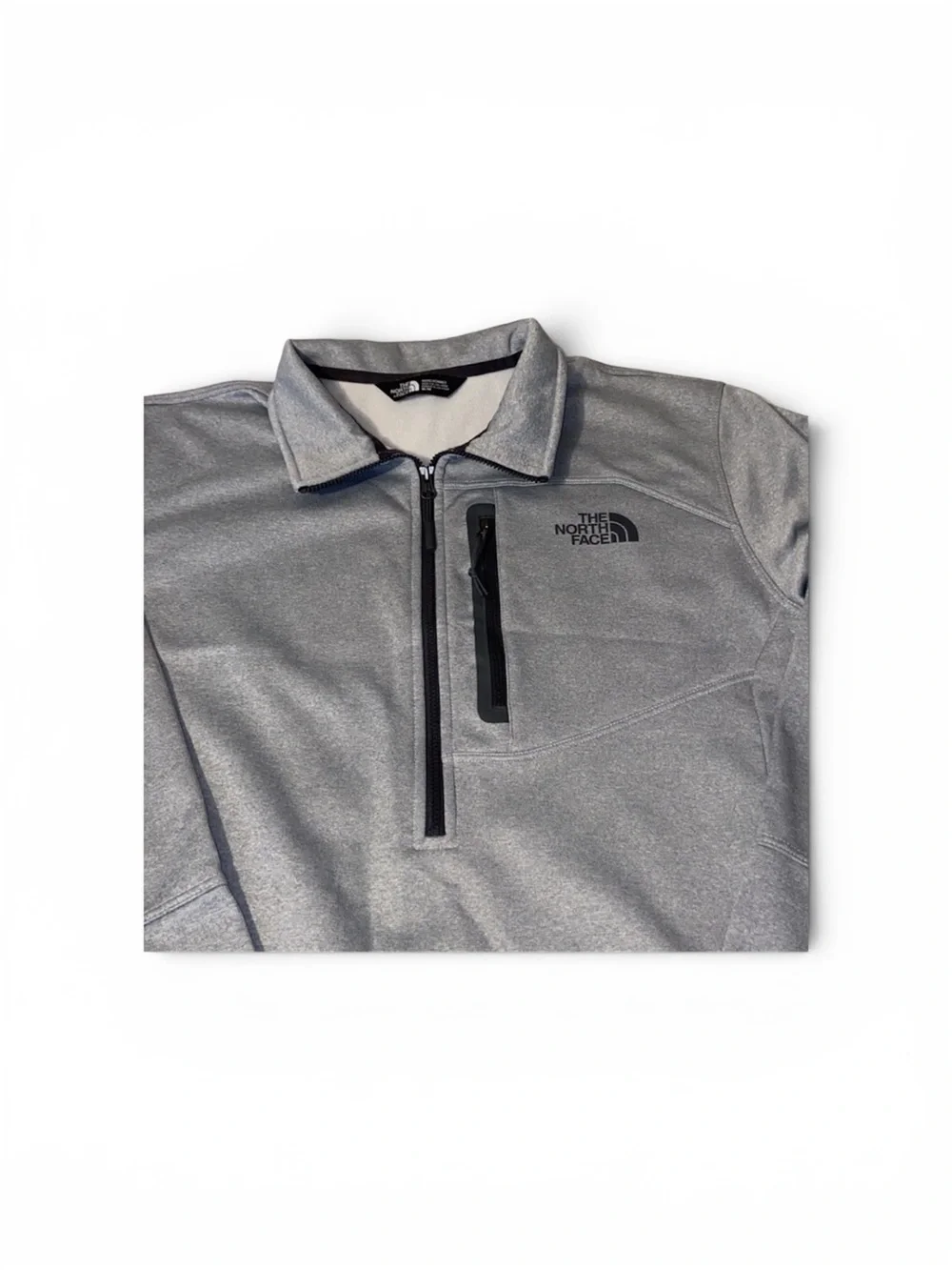 The North Face Men’s Medium Half Zip Long Sleeve Pullover Sweatshirt Jacket
